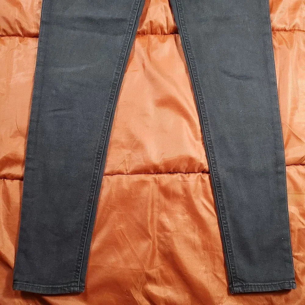 Rag & Bone Womens Nina Black High Rise Velvet Skinny Pants Jeans Size 26‎